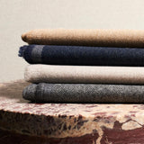 Schumacher Atticus Wool Navy Fabric