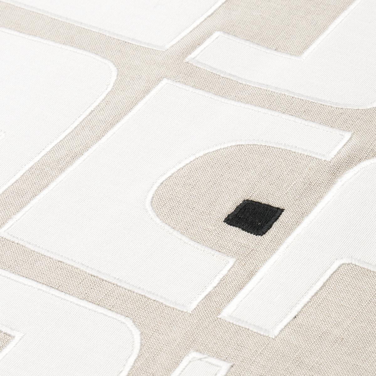 Schumacher Den Appliqu Cumin Fabric