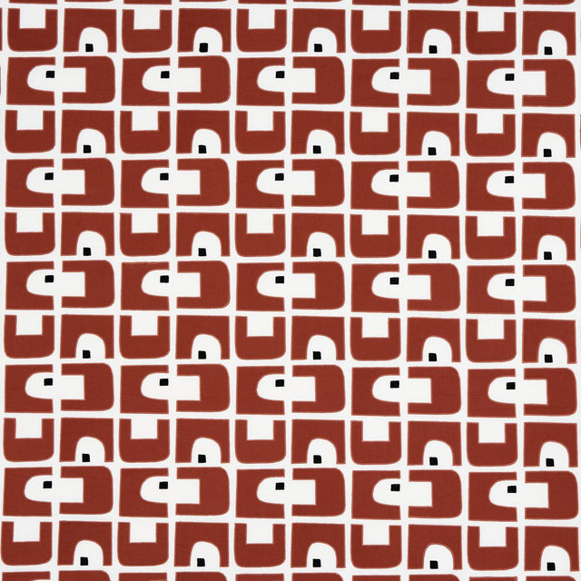 Schumacher Den Appliqu Clay Fabric