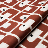 Schumacher Den Appliqu Clay Fabric