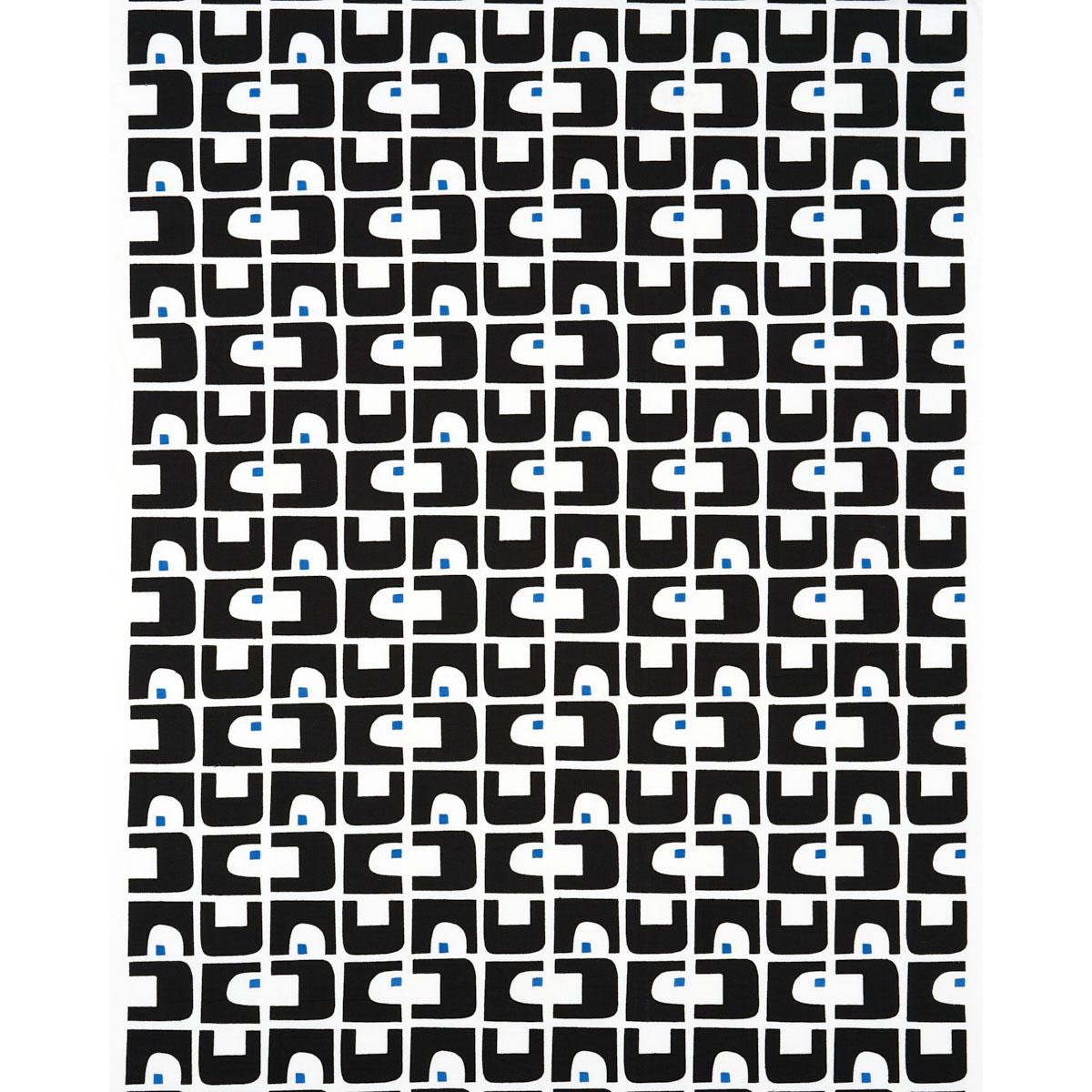 Schumacher Den Appliqu Carbon Fabric