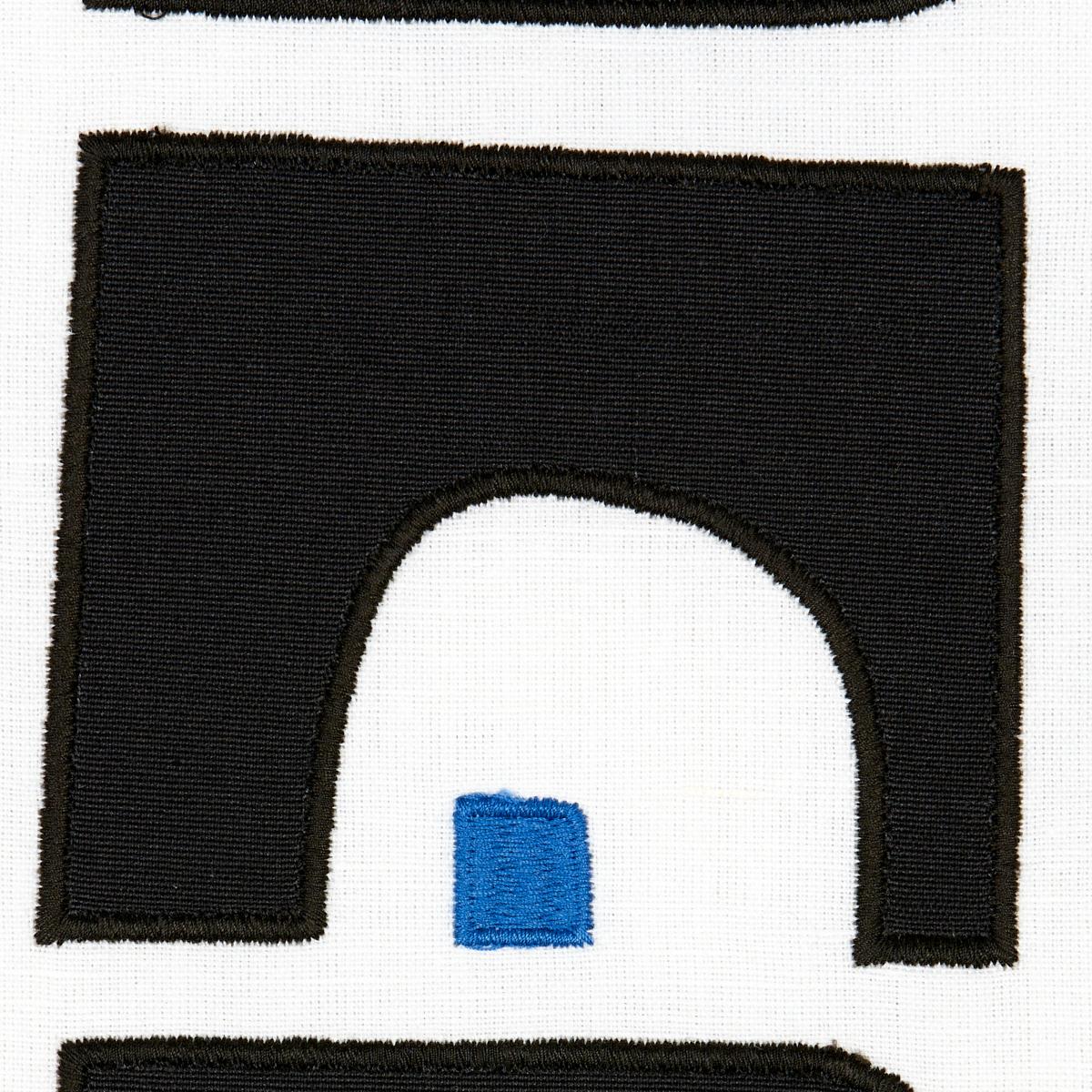 Schumacher Den Appliqu Carbon Fabric