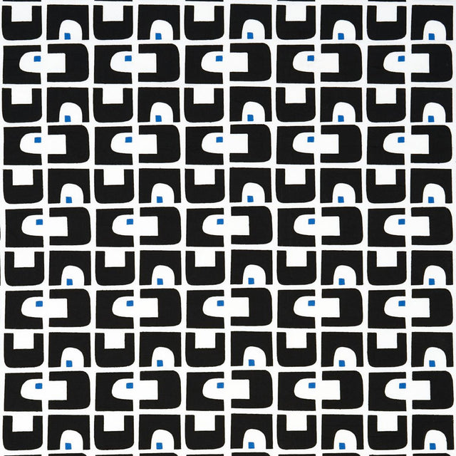 Schumacher Den Appliqu Carbon Fabric