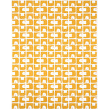 Schumacher Den Appliqu Ochre Fabric