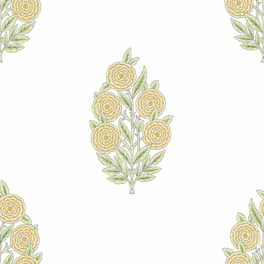 RoomMates Tamara Day Dutch Floral Peel & Stick By Roommates yellow Wallpaper