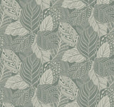 York Vinca Eucalyptus Green Wallpaper
