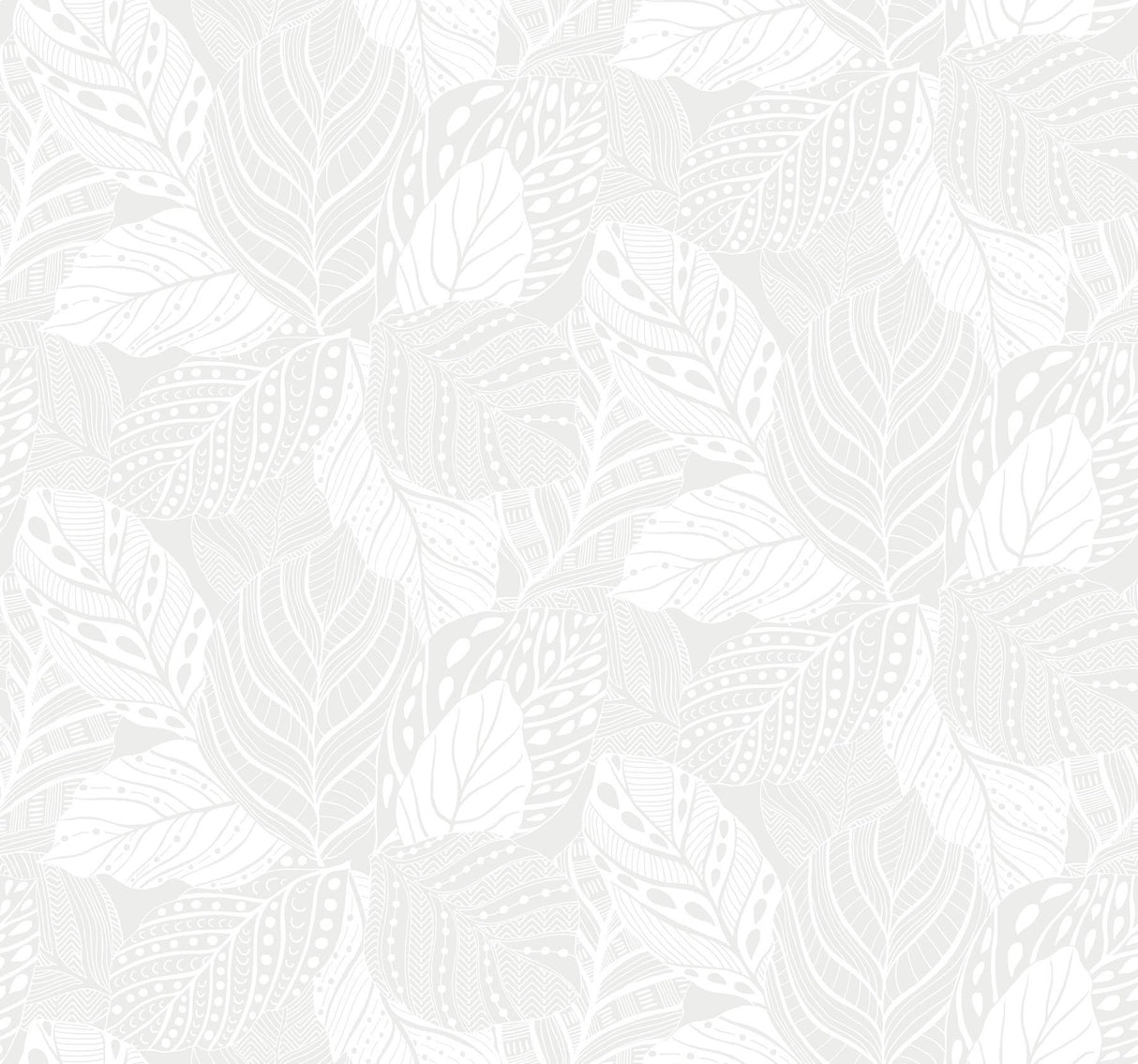 York Vinca Pearl White/Off White Wallpaper