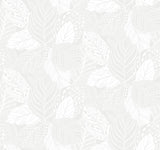 York Vinca Pearl White/Off White Wallpaper