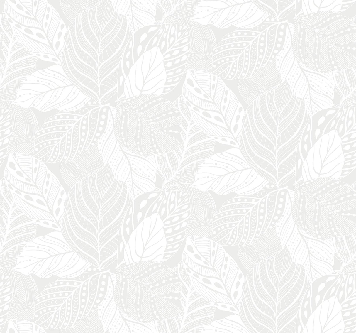 York Vinca Pearl White/Off White Wallpaper