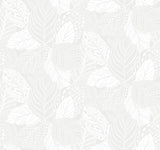 York Vinca Pearl White/Off White Wallpaper