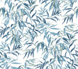 York Willow Grove Sky Blue Wallpaper