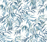 York Willow Grove Sky Blue Wallpaper