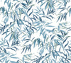 York Willow Grove Blue Wallpaper