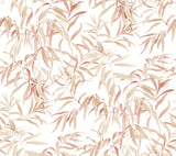 York Willow Grove Clay Pink Wallpaper
