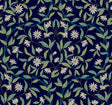 York Jasmine Indigo Blue Wallpaper