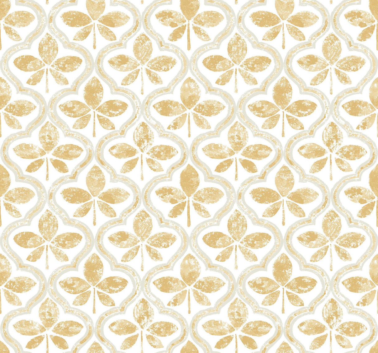 York Sevilla Ochre Yellow Wallpaper