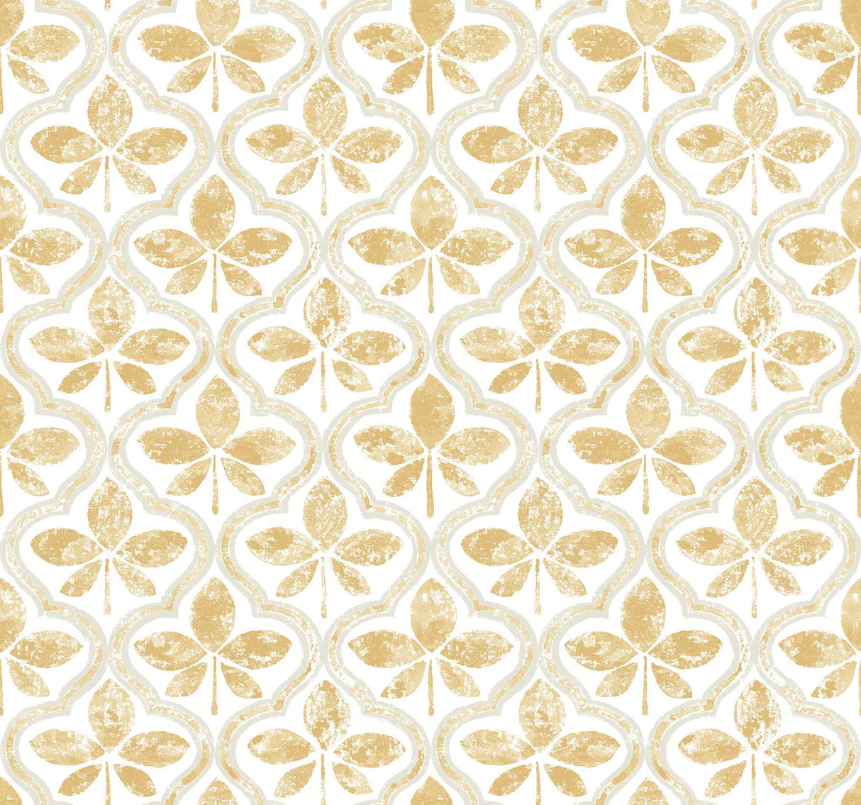 York Sevilla Ochre Yellow Wallpaper
