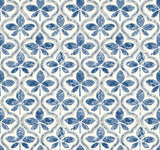 York Sevilla Cobalt Blue Wallpaper