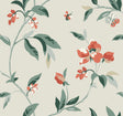 York Springtime Sand/Clay Beige Wallpaper