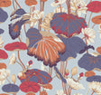 York Lotus Pond Sky/ Multi Purple Wallpaper
