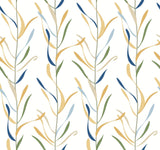 York Chloe Vine Ochre Yelllow Wallpaper