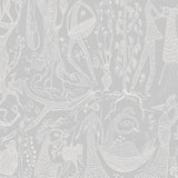 Borastapeter Poème D'Amour Grey Wallpaper