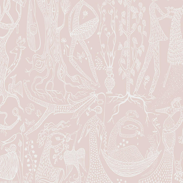 Borastapeter Poème D'Amour Blush Wallpaper