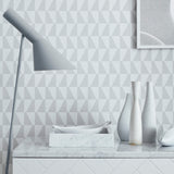 Borastapeter Trapez Grey Wallpaper