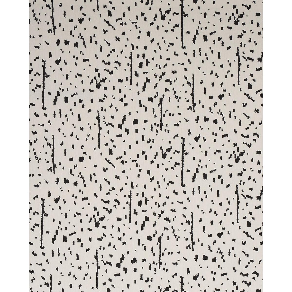 Schumacher Bespotted Black Fabric