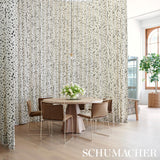 Schumacher Bespotted Black Fabric
