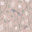 Borastapeter Paradise Birds Blush Shimmer Wallpaper