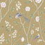 Borastapeter Paradise Birds Gold Wallpaper