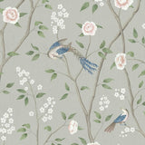 Borastapeter Paradise Birds Mineral Shimmer Wallpaper