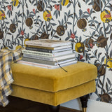 Borastapeter Granatapple Slate And Ochre Wallpaper