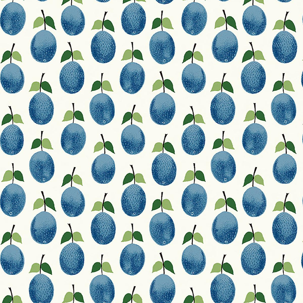 Borastapeter Prunus Blue Wallpaper