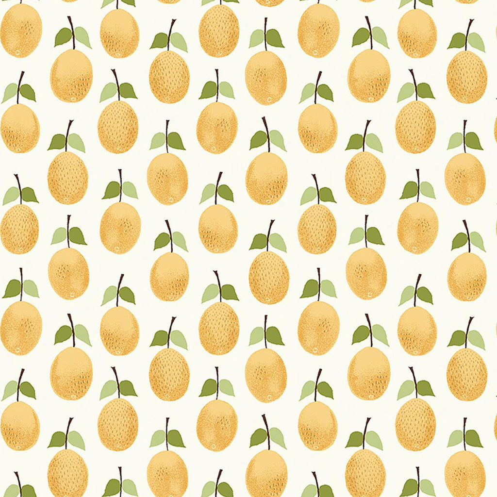 Borastapeter Prunus Yellow Wallpaper