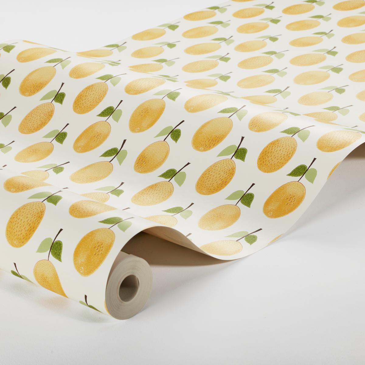 Borastapeter Prunus Yellow Wallpaper