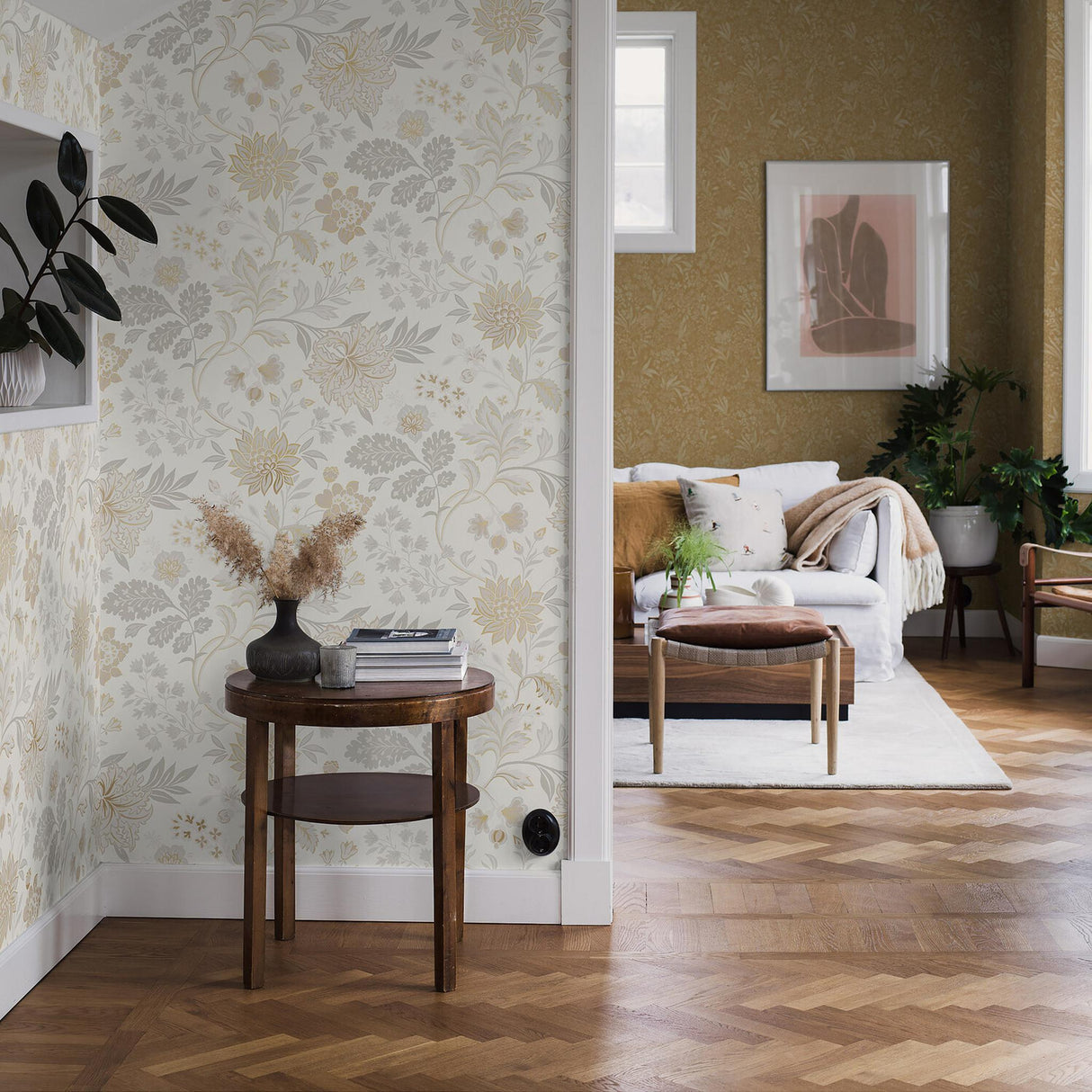 Borastapeter Alicia Stone And Gold Wallpaper