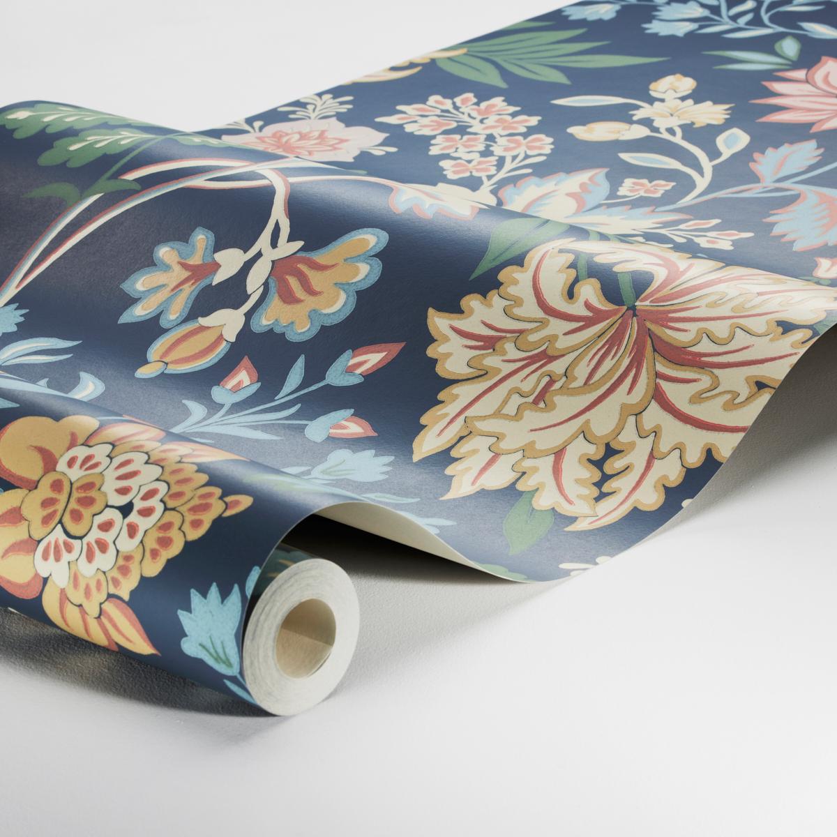 Borastapeter Alicia Navy Wallpaper