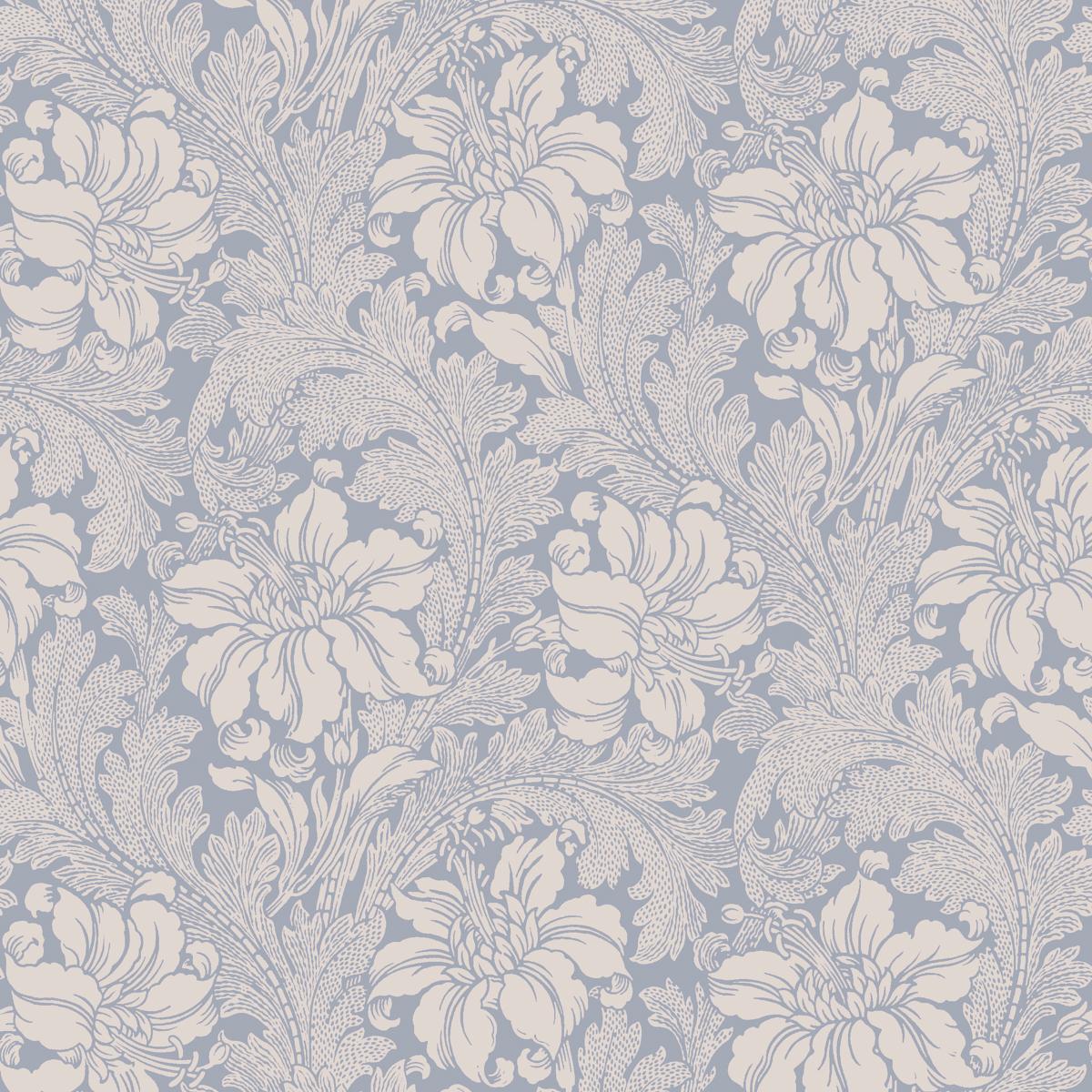 Borastapeter Acanthus Garden Blue Wallpaper