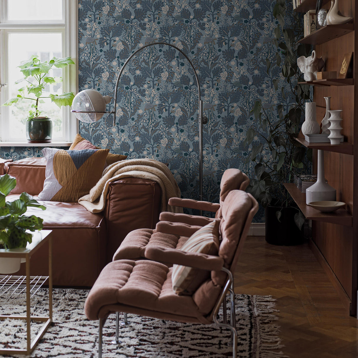 Borastapeter Turgrs Blues Wallpaper