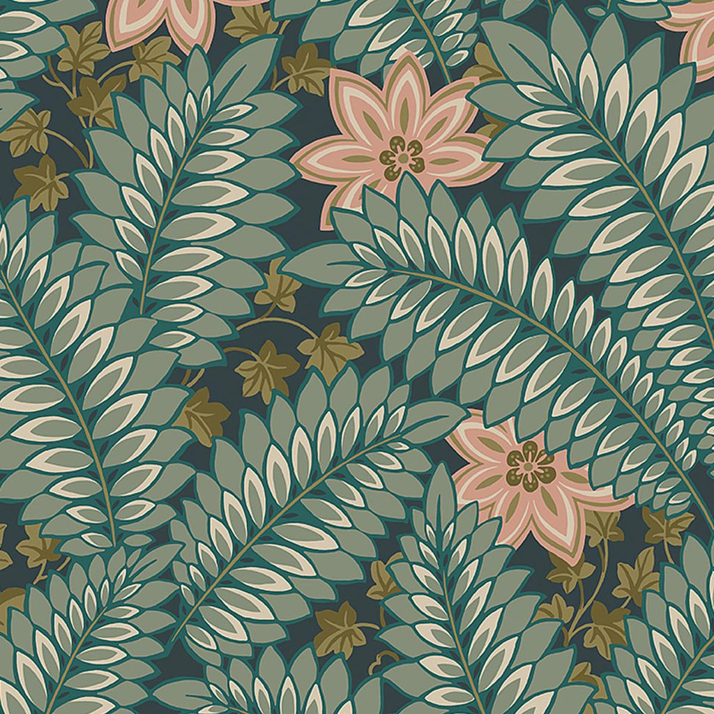 Borastapeter Hidden Ivy Spruce Wallpaper