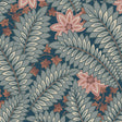 Borastapeter Hidden Ivy Blue Wallpaper