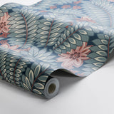 Borastapeter Hidden Ivy Blue Wallpaper