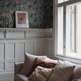 Borastapeter Hidden Ivy Blue Wallpaper