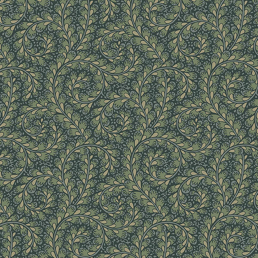 Borastapeter Wild Ferns Spruce Wallpaper