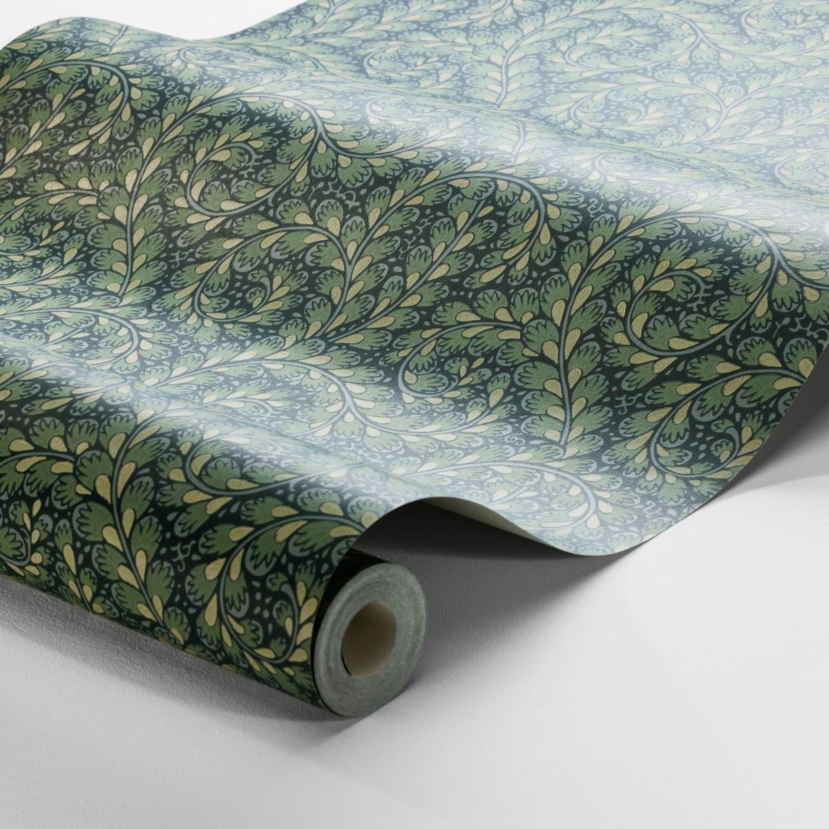 Borastapeter Wild Ferns Spruce Wallpaper