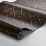Borastapeter Golden Trellis Brown And Gold Wallpaper