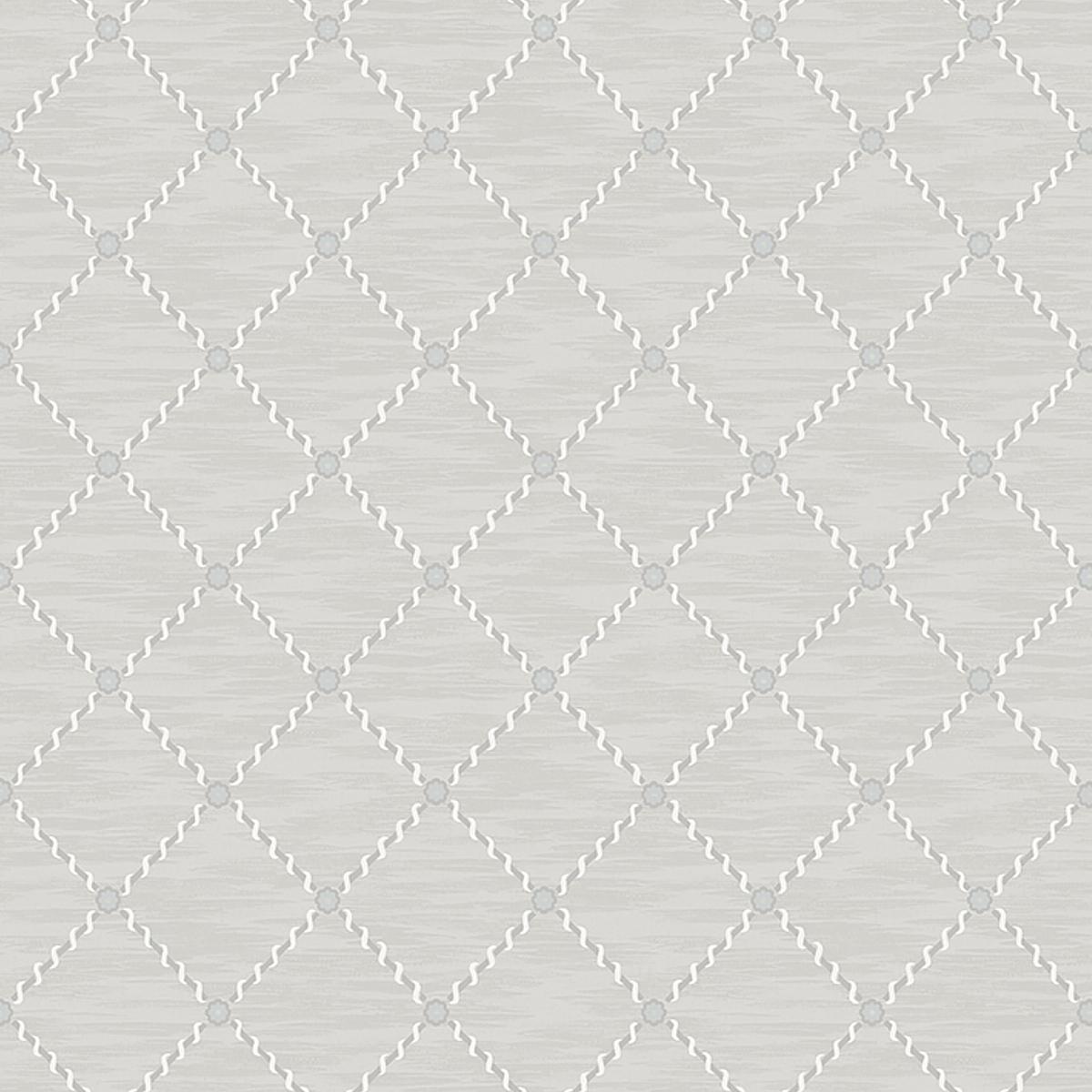 Borastapeter Golden Trellis Grey And Silver Wallpaper