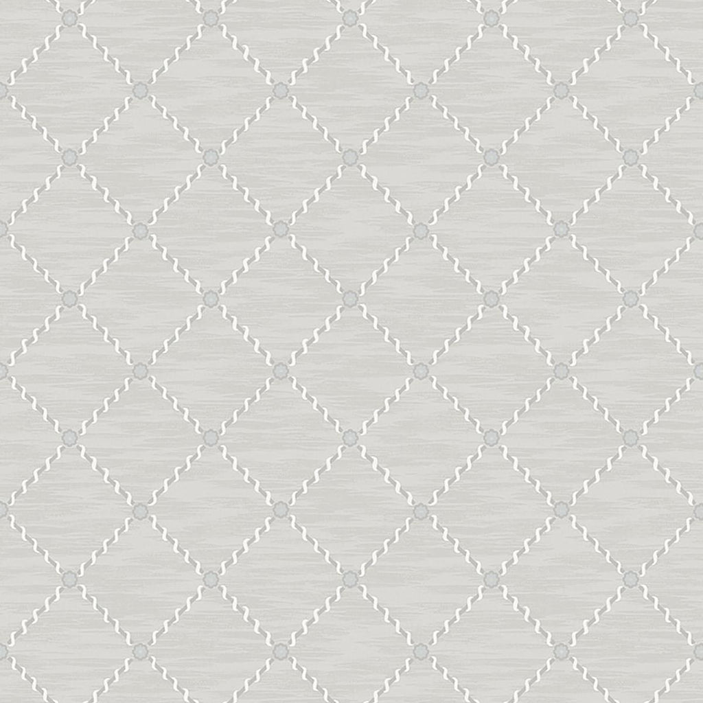 Borastapeter Golden Trellis Grey And Silver Wallpaper